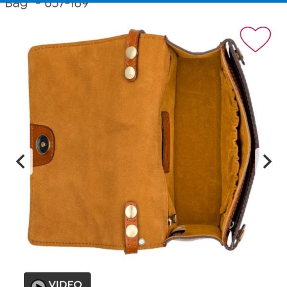 Patricia Nash Rose garden leather crossbody - Picture 3 of 14